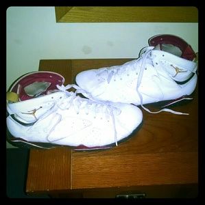 Jordan cardinal 7's size 12